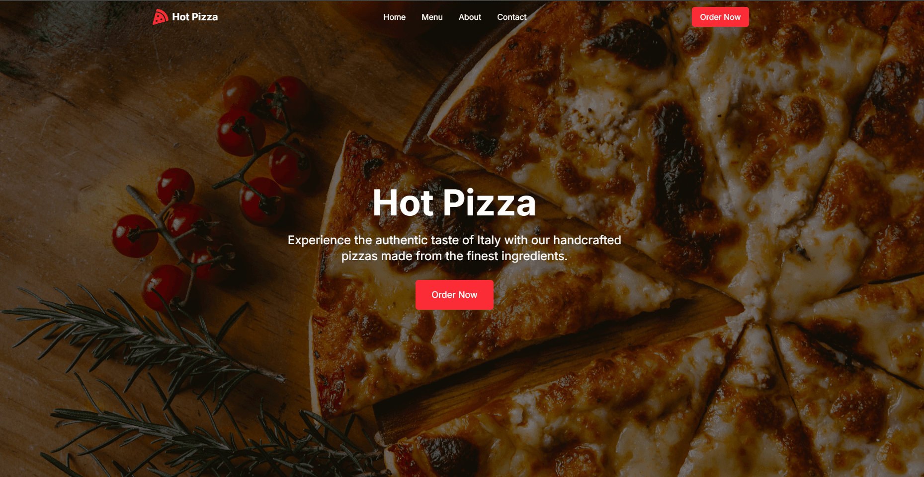 Pizza Web app